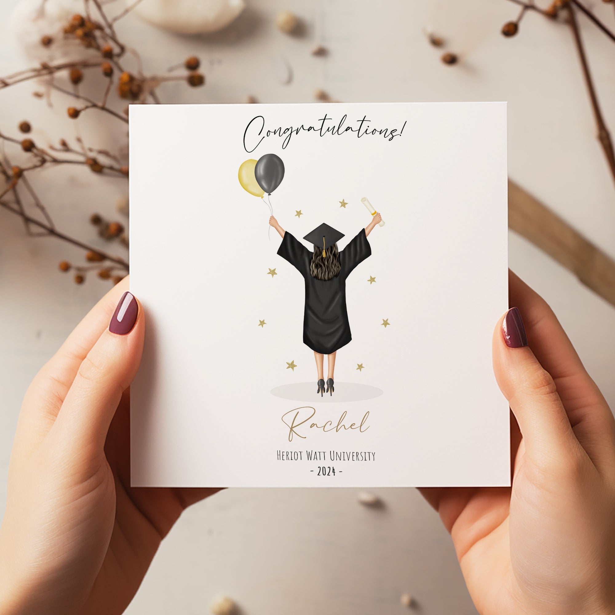 Graduation Girl Card - C106