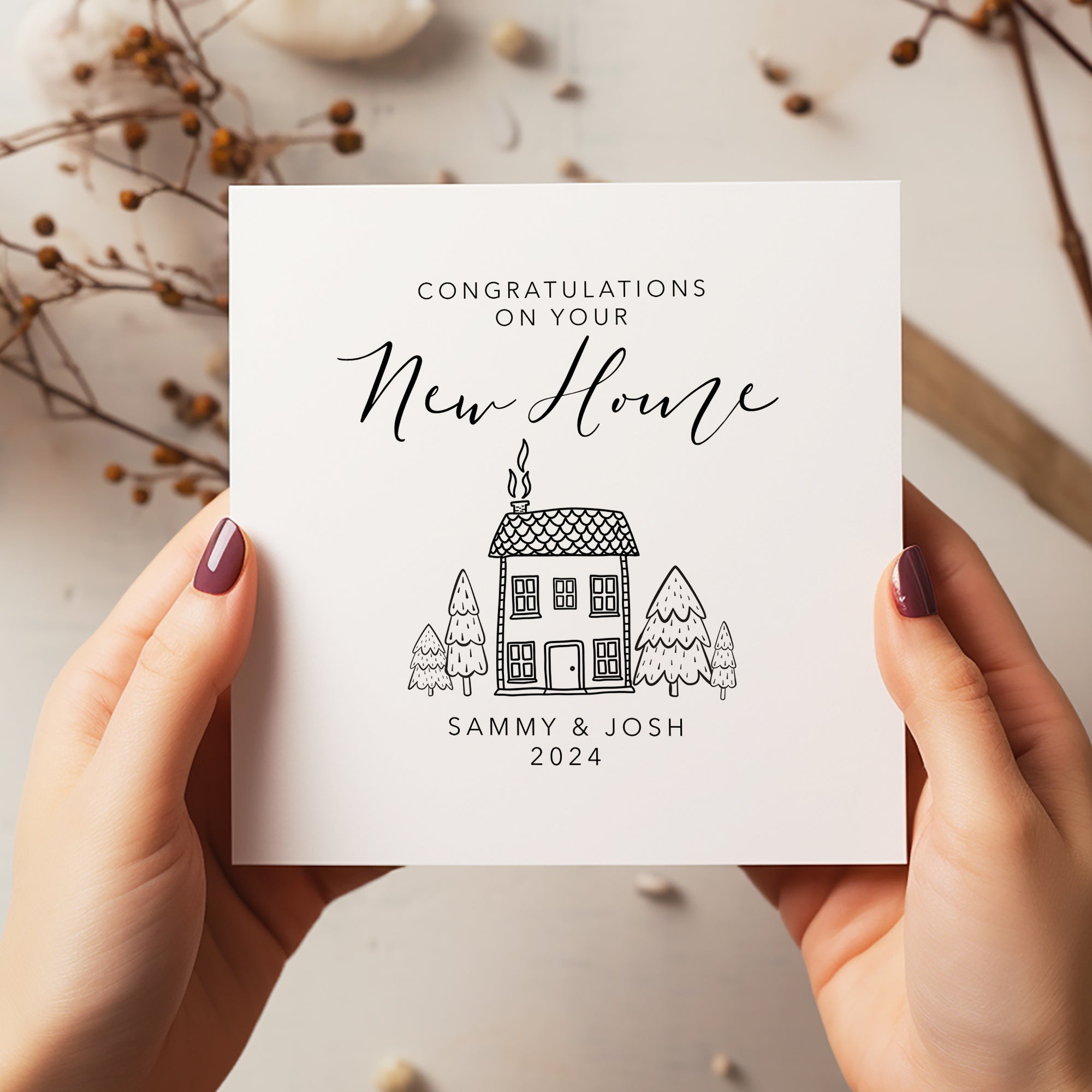 Congratulations New Home Card