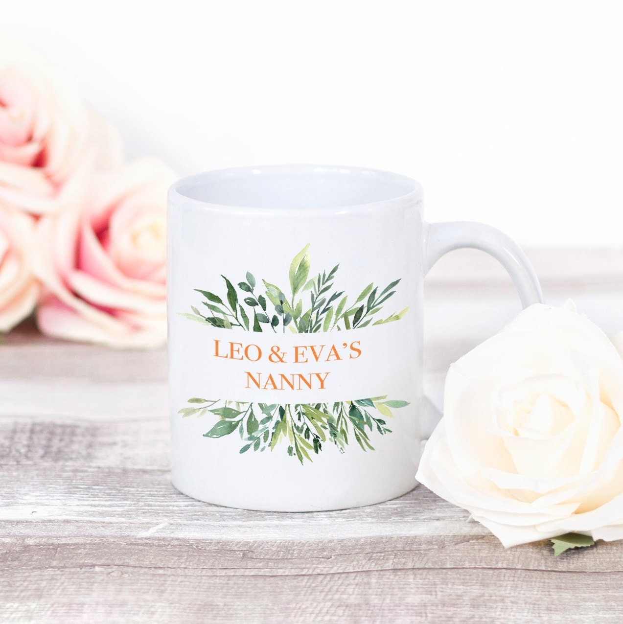 Personalised Nanny Mug - Grandma Gift - Mother's Day - Nan Gift