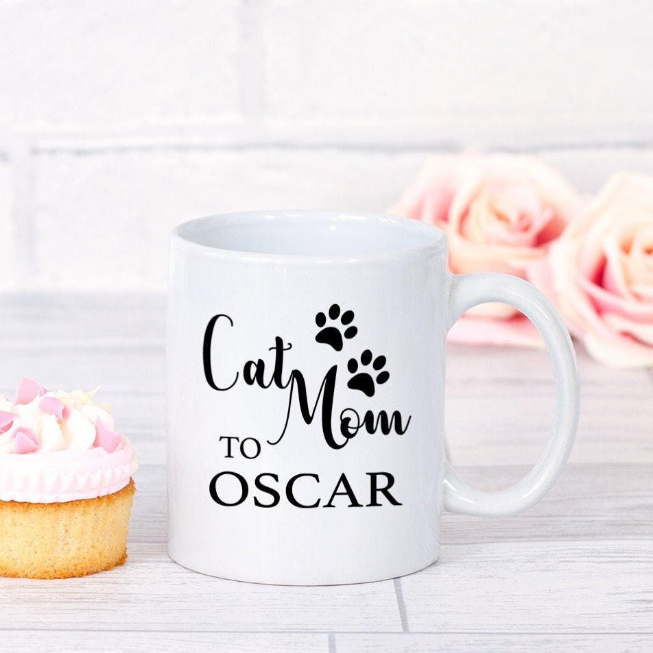 Personalised Cat Mum Mug - Cat Owner Gift - Cat Lover Gift - Cat Mug - Mother's Day - Cat Mom