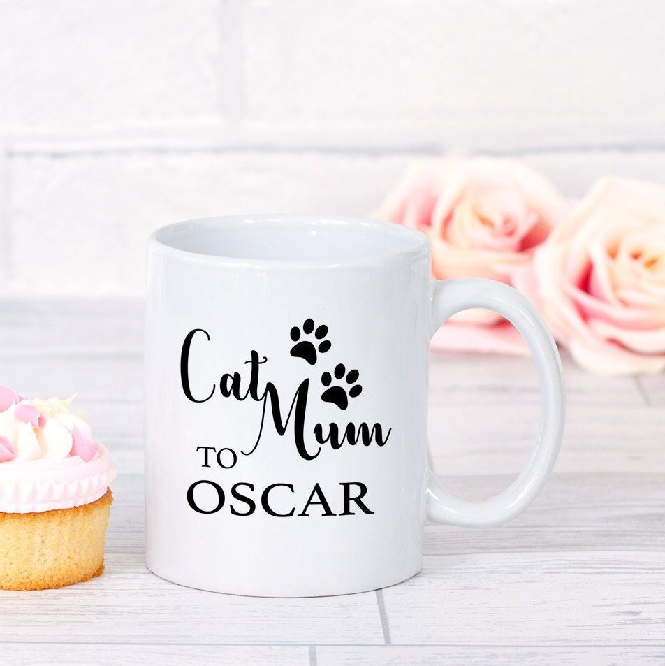 Personalised Cat Mum Mug - Cat Owner Gift - Cat Lover Gift - Cat Mug - Mother's Day - Cat Mom