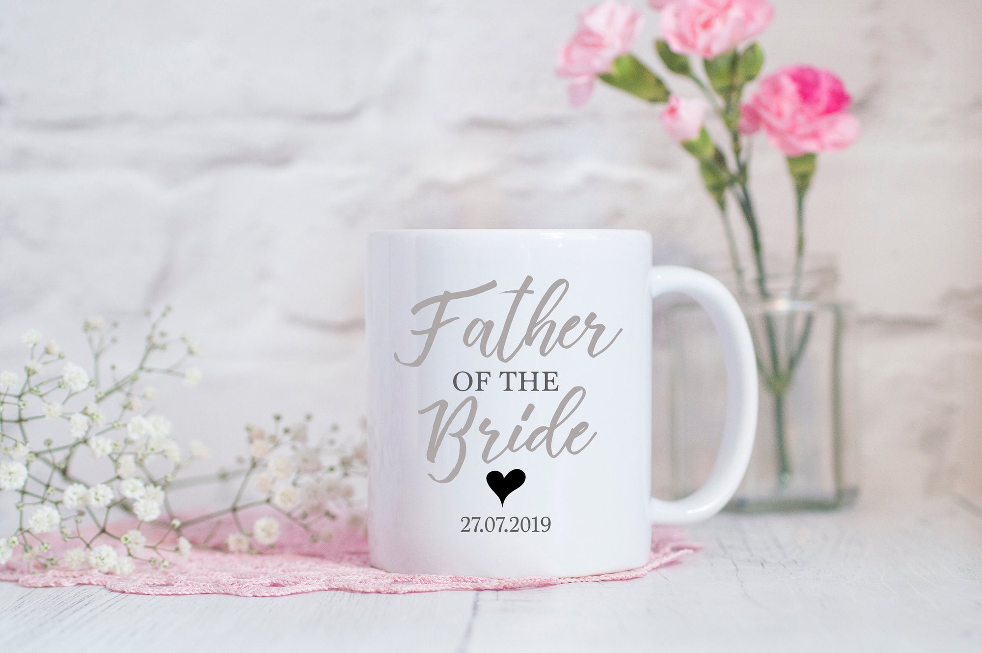 Father Of The Bride Mug - Personalised Mug - Wedding Day Gift - Dad Wedding Gift - Wedding Mug