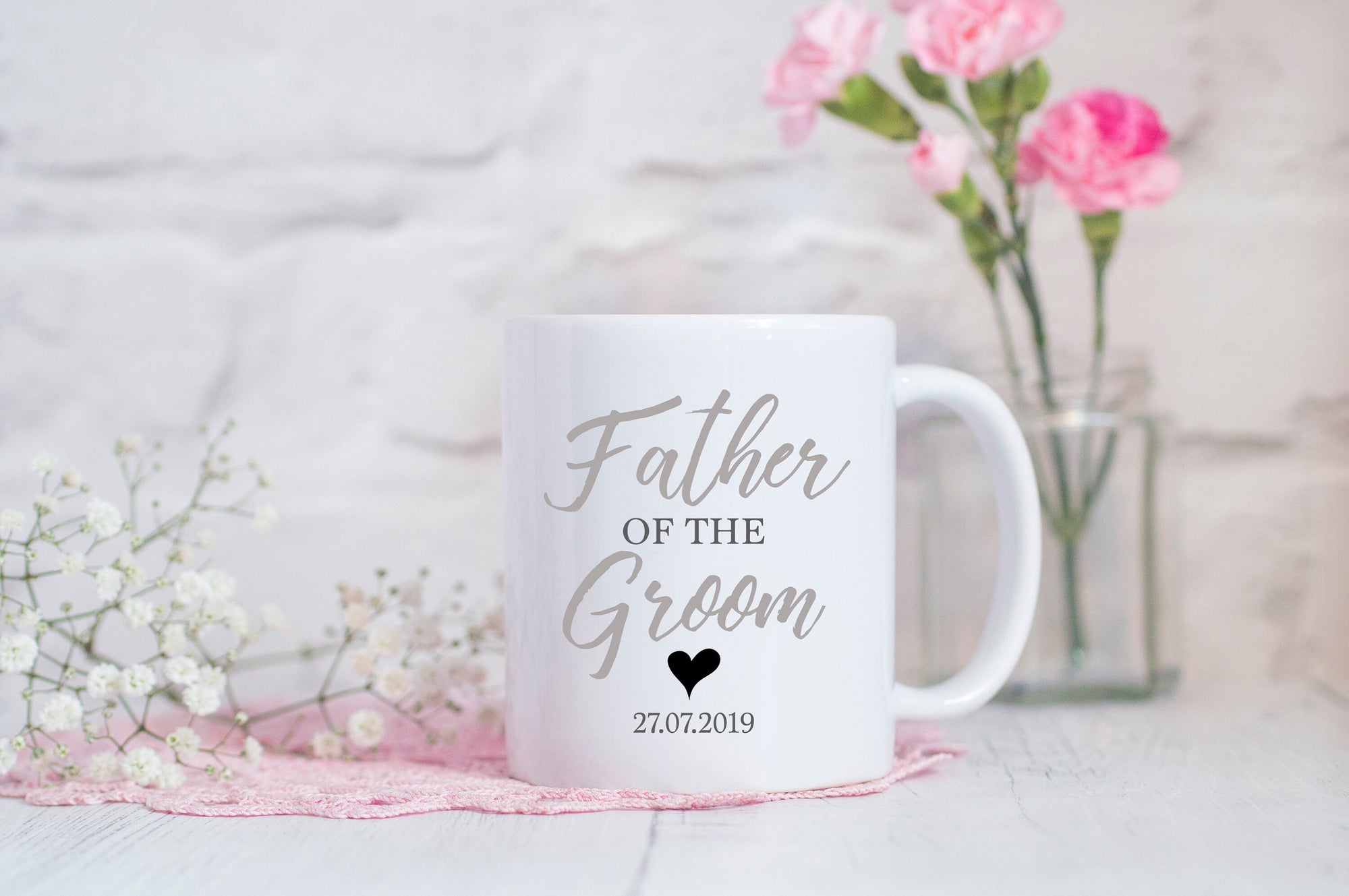 Father Of The Groom Mug - Personalised Mug - Wedding Day Gift - Dad Wedding Gift - Wedding Mug