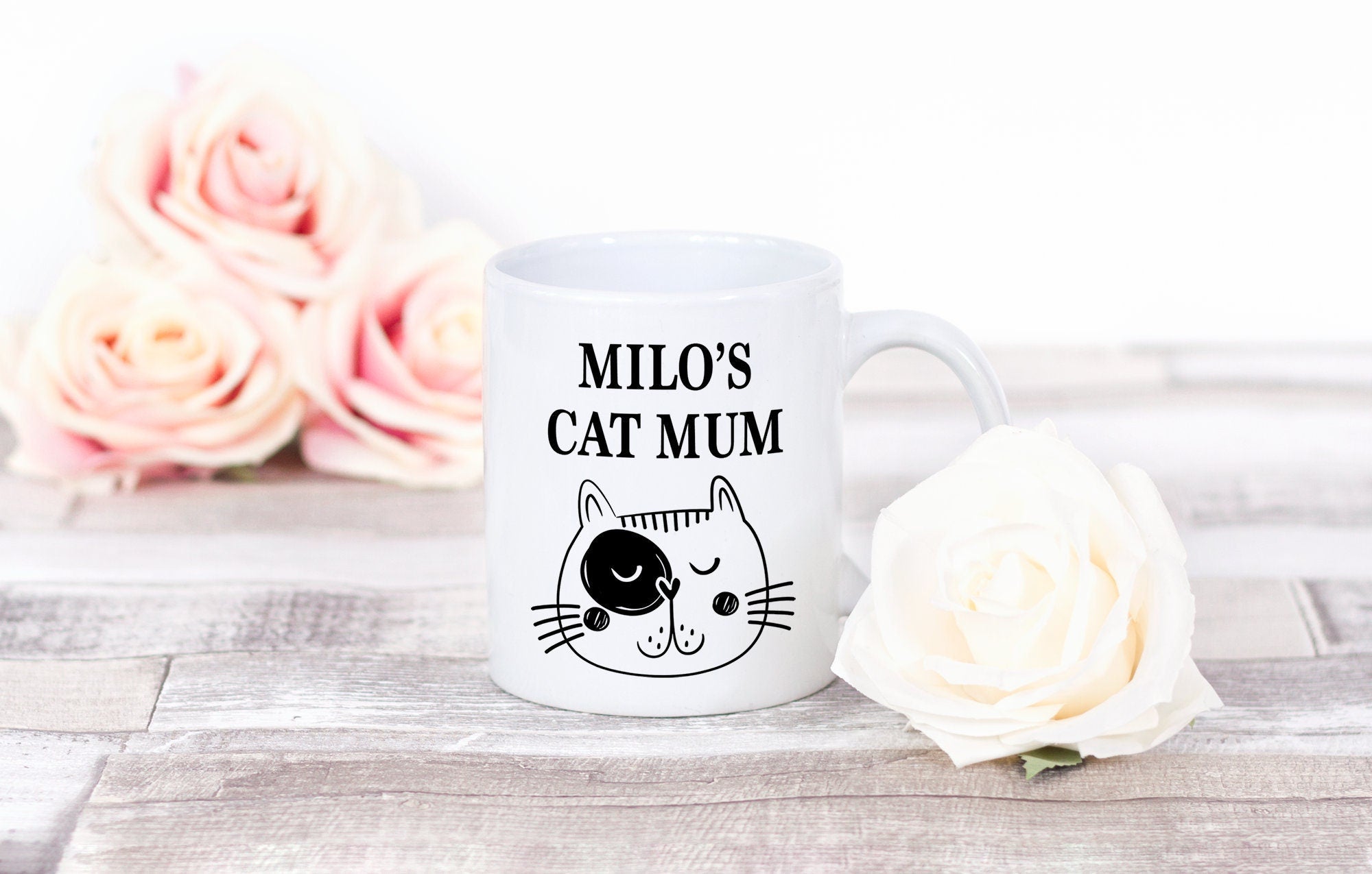 Cat Mum Mug - Cat Gift - Cat Lover - Gift For A Cat Lover - Cat Mug