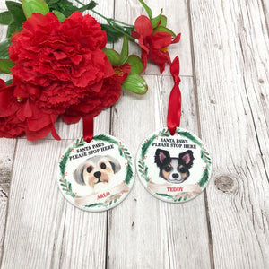 Dog Breed Ceramic Christmas Decoration - Dog Bauble - Dog Lover Gift