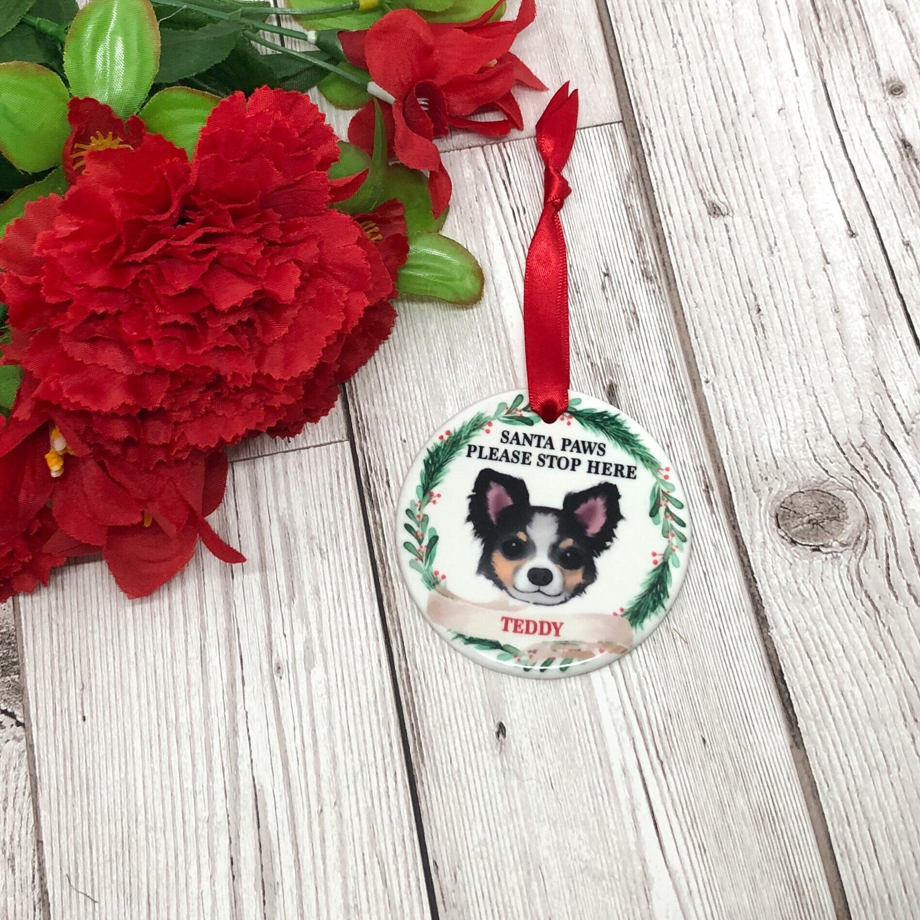 Dog Breed Ceramic Christmas Decoration - Dog Bauble - Dog Lover Gift