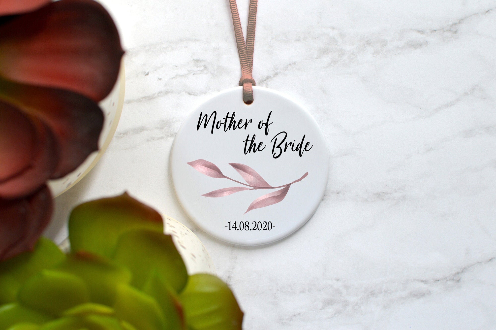 Mother Of The Bride Ceramic - Ceramic Decoration - Wedding Gift - Wedding Keepsake