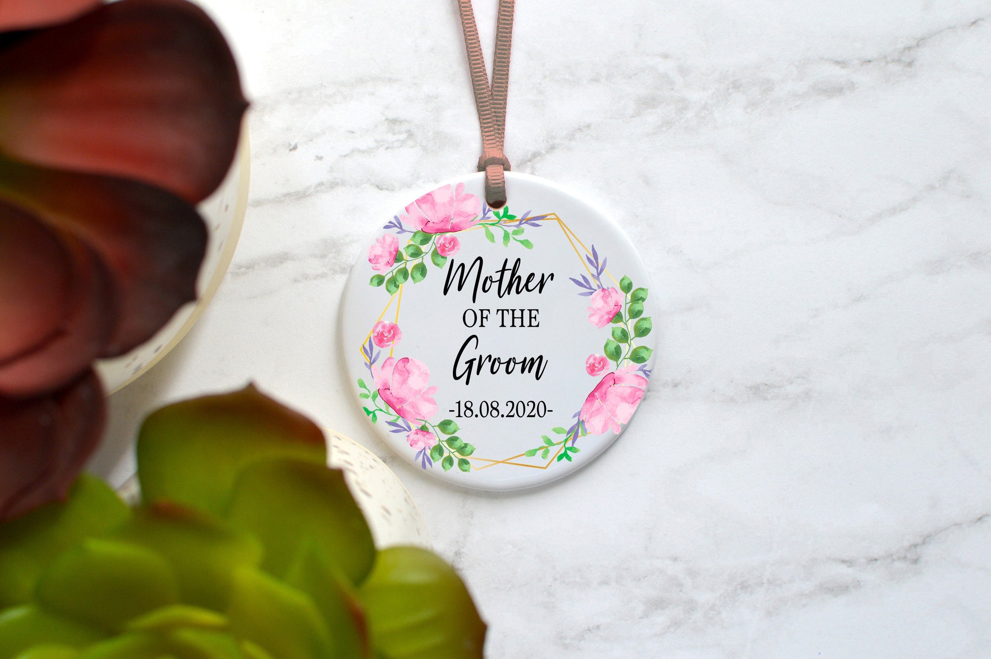 Mother Of The Groom Ceramic - Ceramic Decoration - Wedding Gift - Wedding Keepsake