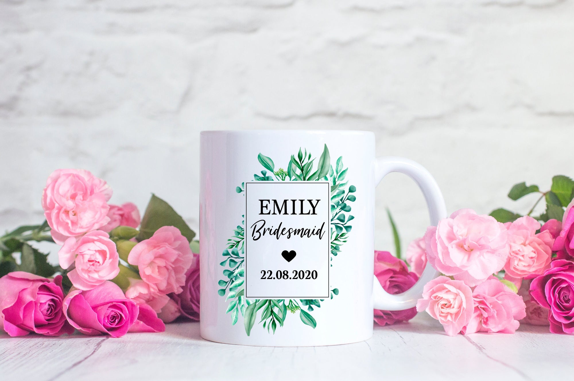 Bridesmaid Mug - Personalised Mug - Wedding Day Gift - Wedding Mug