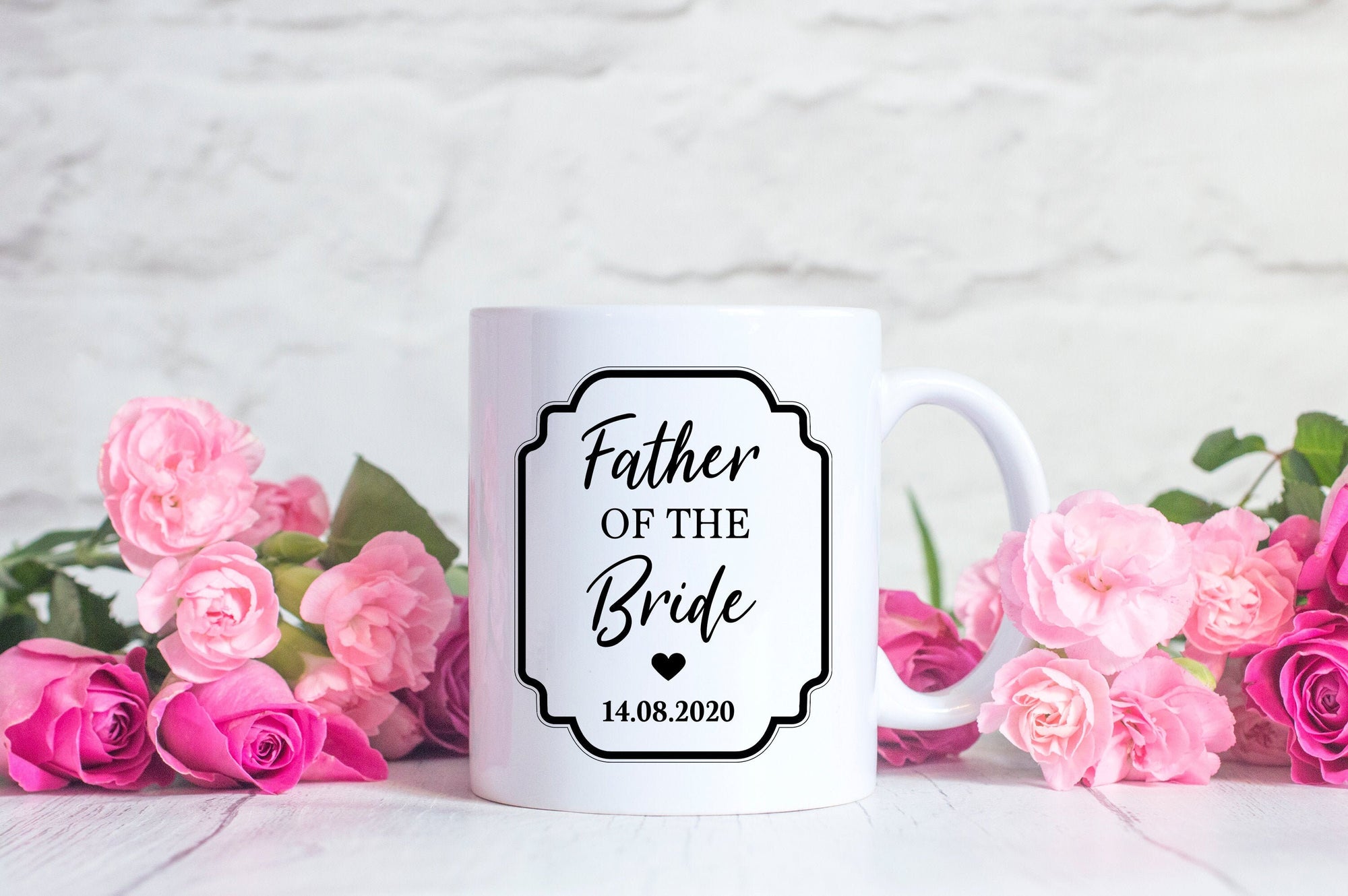 Father Of The Bride Mug - Personalised Mug - Wedding Day Gift - Dad Wedding Gift - Wedding Mug