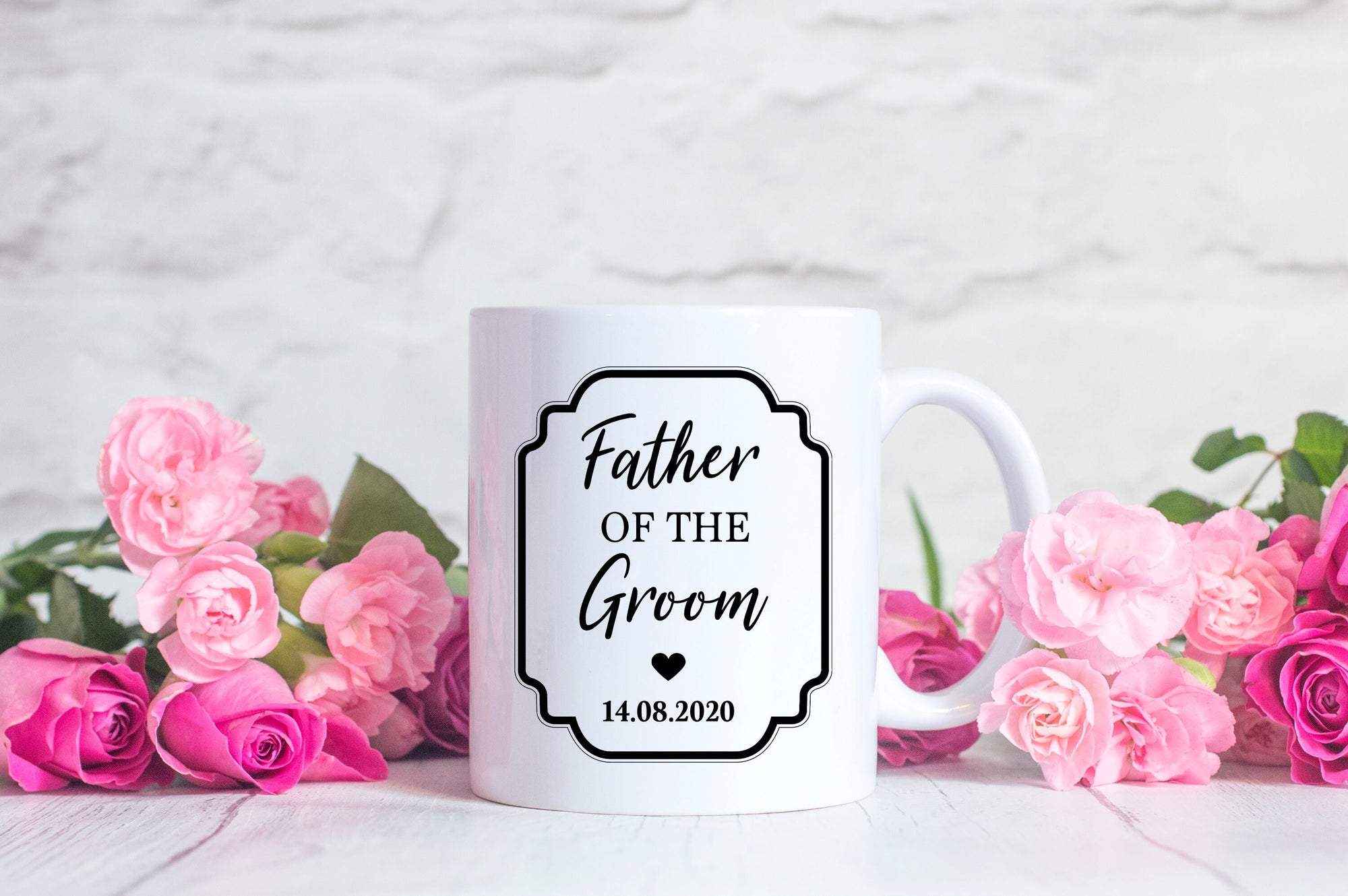 Father Of The Groom Mug - Personalised Mug - Wedding Day Gift - Dad Wedding Gift - Wedding Mug