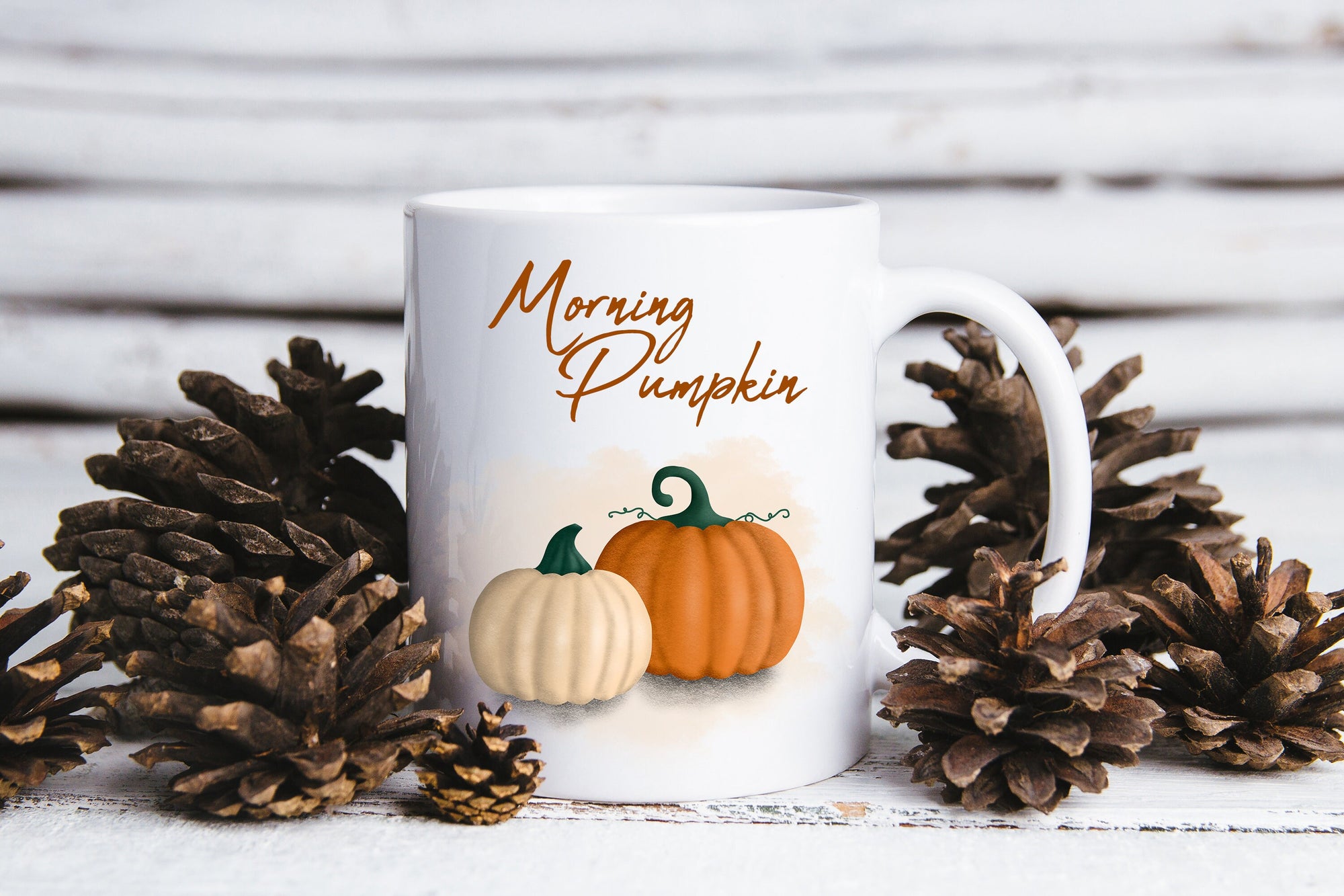 Halloween Pumpkin Mug - Morning Pumpkin - Cute Pumpkin - Halloween Cup - Autumn Mug - Autumn Decor - Pumpkin Decor