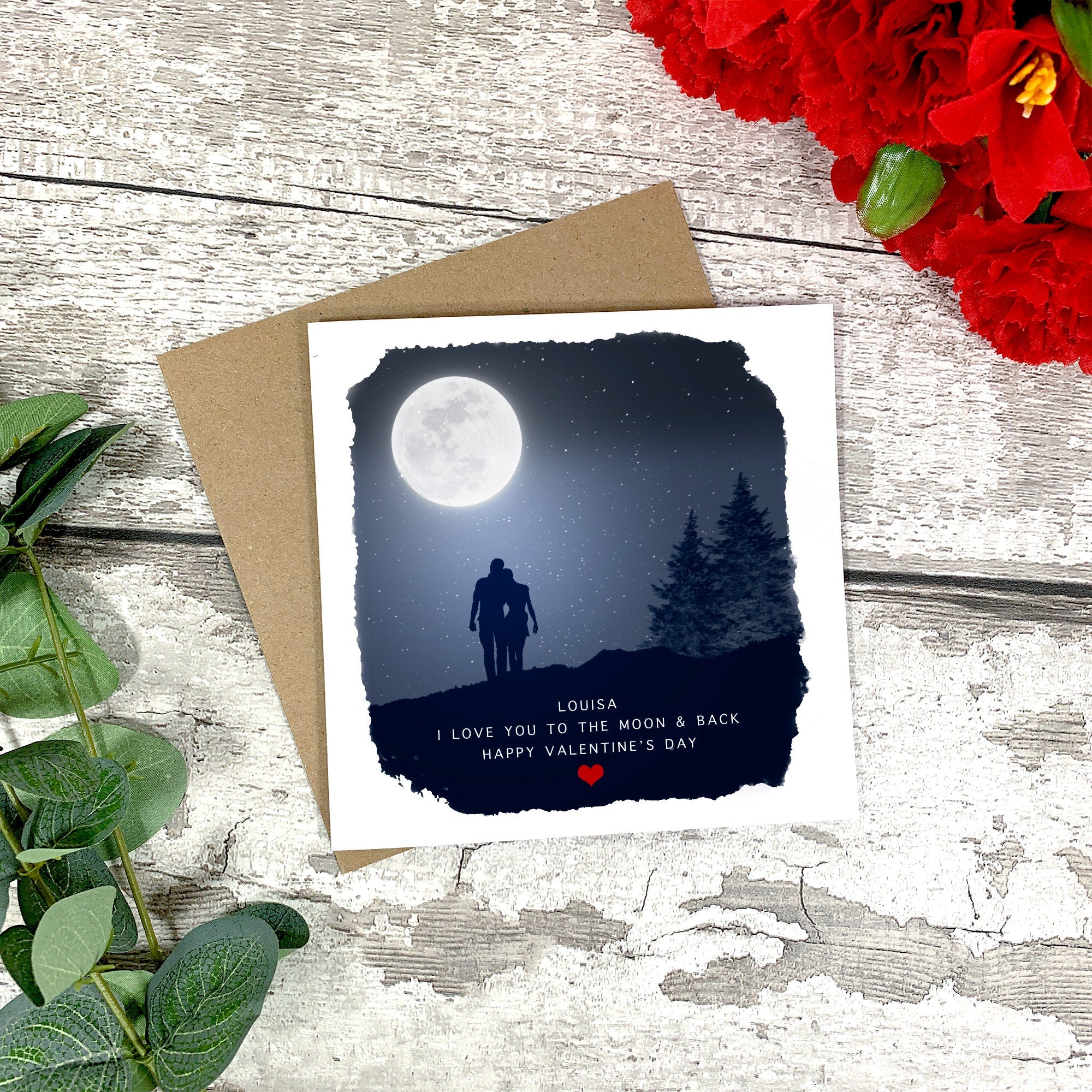 Personalised Valentine's Day Card - Valentine's Day - Couple Card - Husband Card - Wife Card - Boyfriend Card