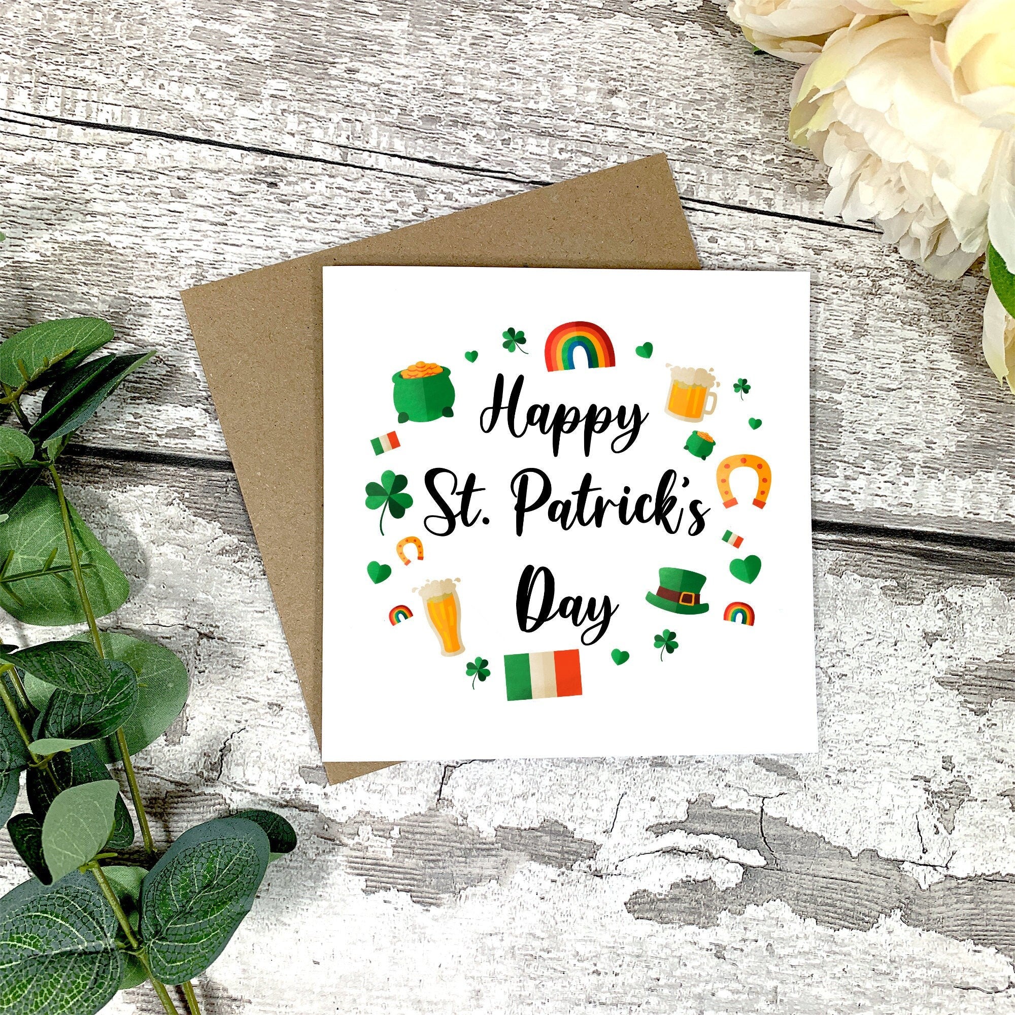 St Patrick's Day Card - Happy St Patricks Day - 17th March - St Patricks