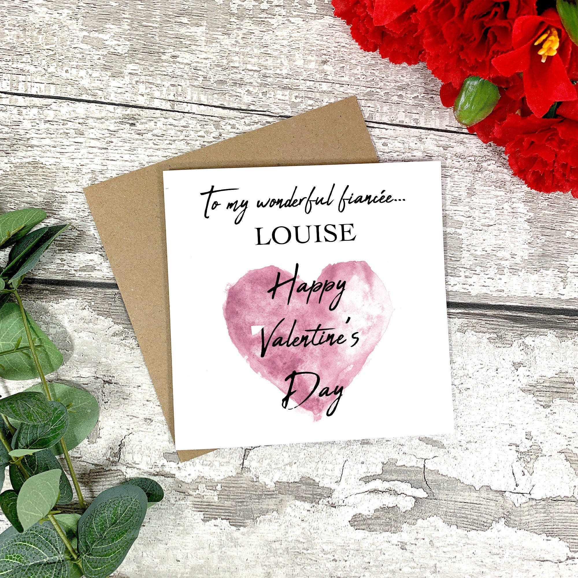 Personalised Valentine's Day Card - Valentine's Day - Couple Card - Husband Card - Wife Card - Boyfriend Card