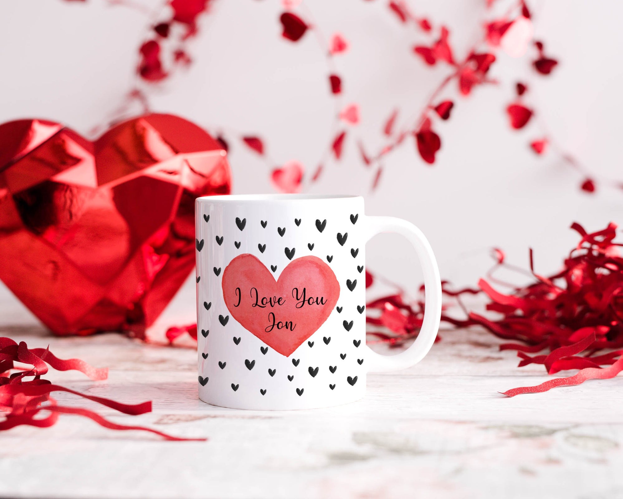 Personalised Valentine's Mug - Valentine's Day - Anniversary Gift - Couple Gift