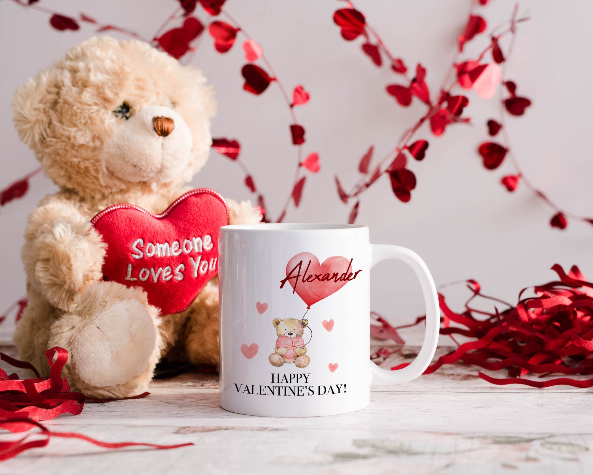 Personalised Valentine's Mug - Valentine's Day - Anniversary Gift - Couple Gift