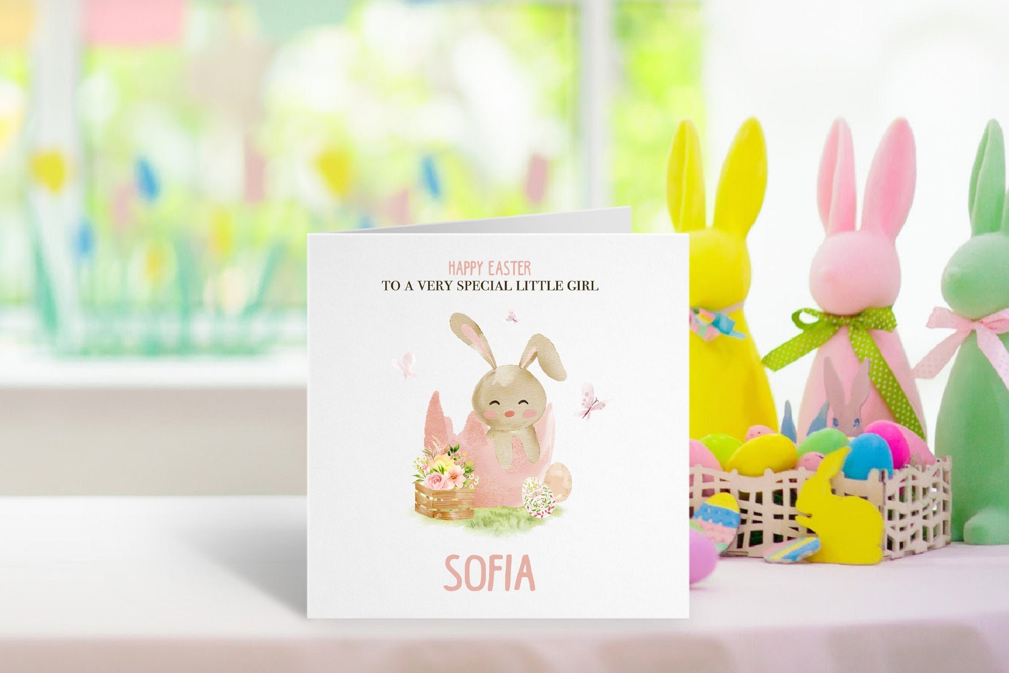 Personalised Happy First Easter / Happy Easter Card - Easter Card - 1st Easter - Baby's First Easter Card