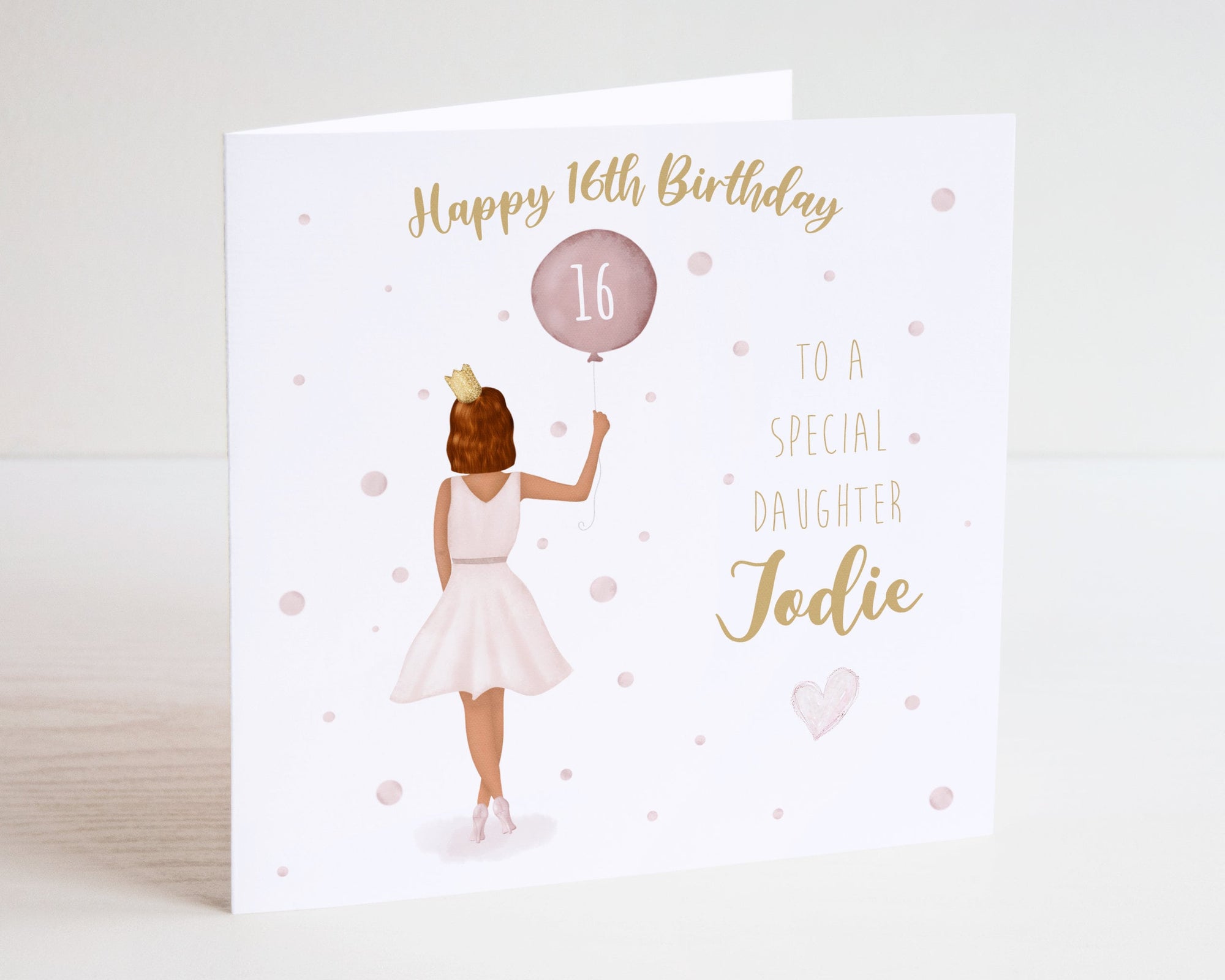 Personalised Birthday Girl Card - 21st Birthday Card - 18th Birthday Card - 16th Birthday Card - 30th Birthday Card - C136