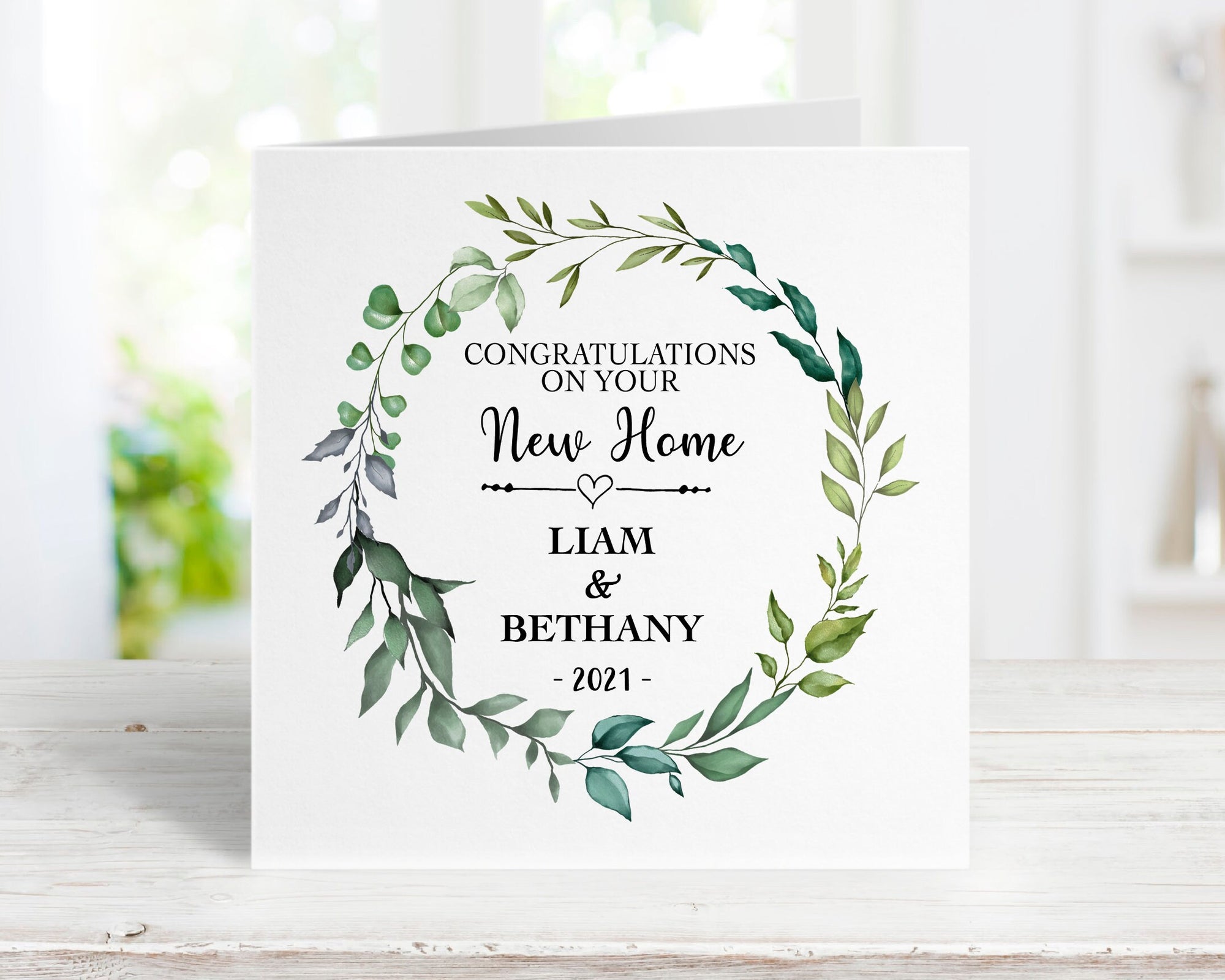 Personalised New Home Card - New Home Gift - Congratulations On Your New Home