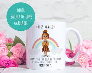 Personalised Thank You Teacher Mug - Teacher Gift - End Of Term Gift