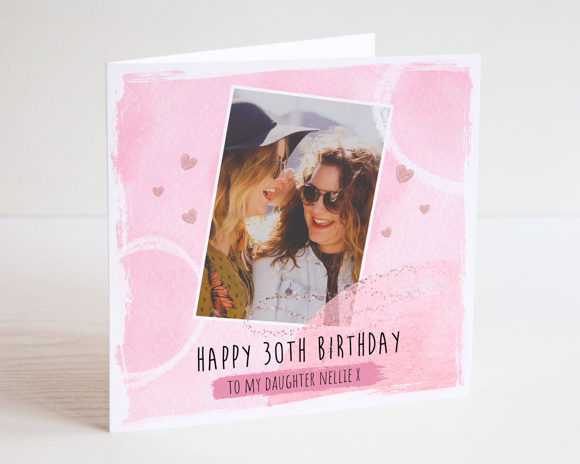 Personalised Birthday Girl Photo Card - Bestie Card - 21st Birthday Card - 18th Birthday Card - 16th Birthday Card - Birthday Cards