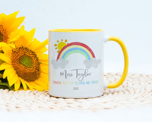 Personalised Thank You Teacher Mug - Teacher Gift - End Of Term Gift