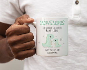 Father's Day Dinosaur Mug - Father's Day Mug - Father's Day Gift - Daddy Gift - Daddy Mug - Daddysaurus