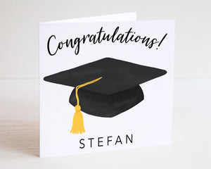 Personalised Graduation Card - Graduated Card - Celebration Card - Graduation Greeting Card