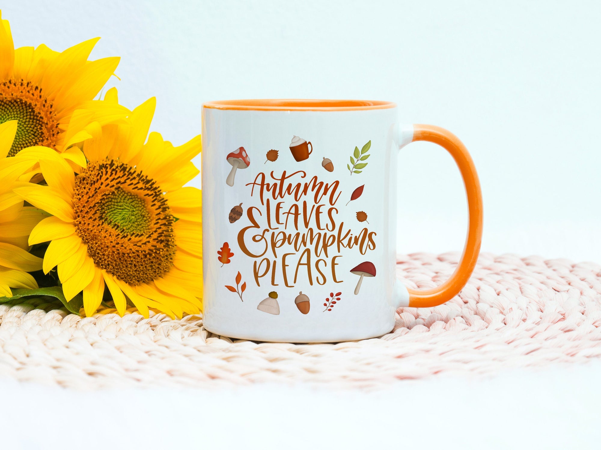 Autumn Mug - Pumpkin Decor - Cute Pumpkin - Halloween Cup - Autumn Decor - Pumpkin Mug