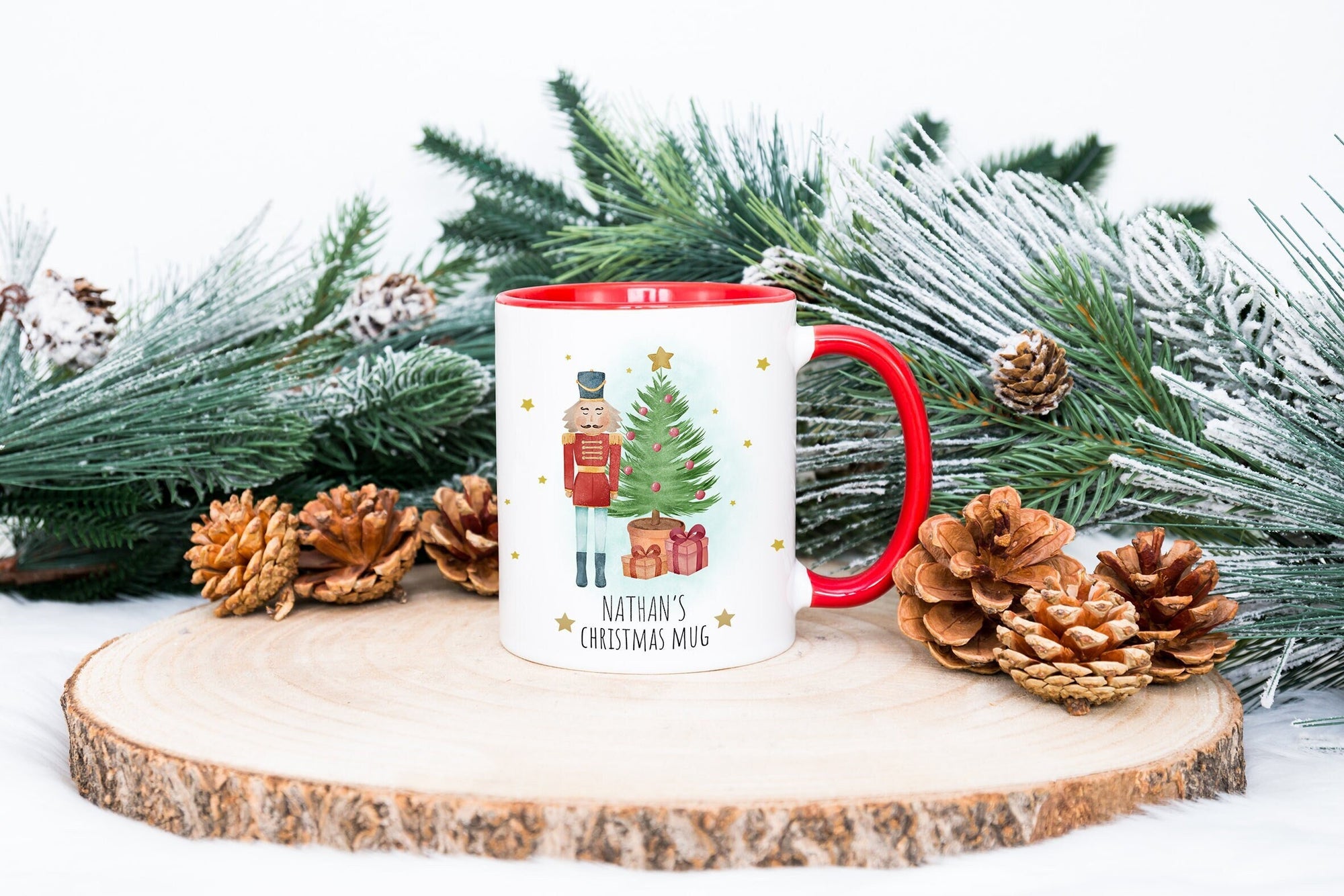 Personalised Children's Christmas Nutcracker Mug - Christmas Mug - Christmas Eve Box - Hot Chocolate Mug - Kids Mug