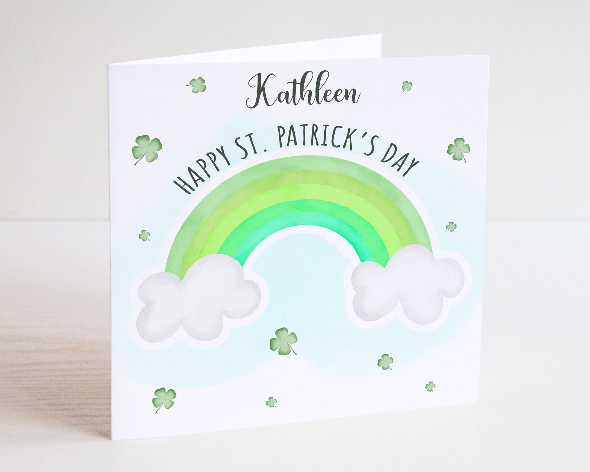 Personalised St Patrick's Day Card - Happy St Patricks Day - 17th March - St Patricks