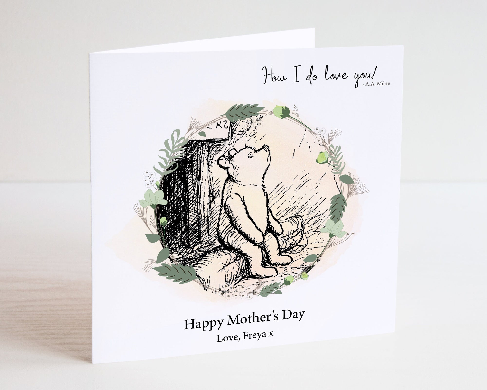 Happy Mother's Day Personalised Card - Mummy Card - Watercolour Mother's Day Card - Mum Greeting Card - First Mothers Day