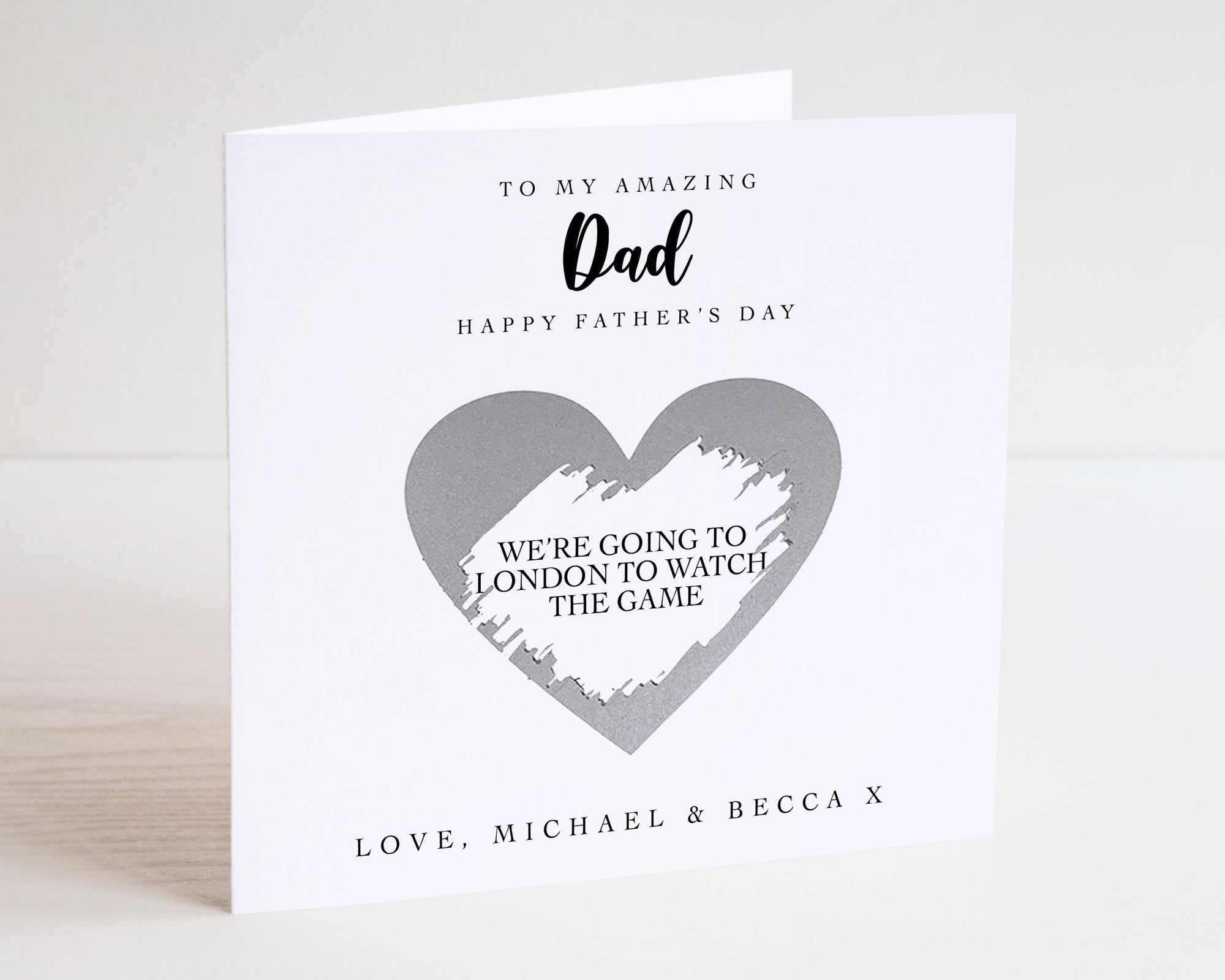 Happy Father's Day Personalised Scratch Card - Dad Card - Father's Day Surprise Card - Dad Greeting Card - Fathers Day