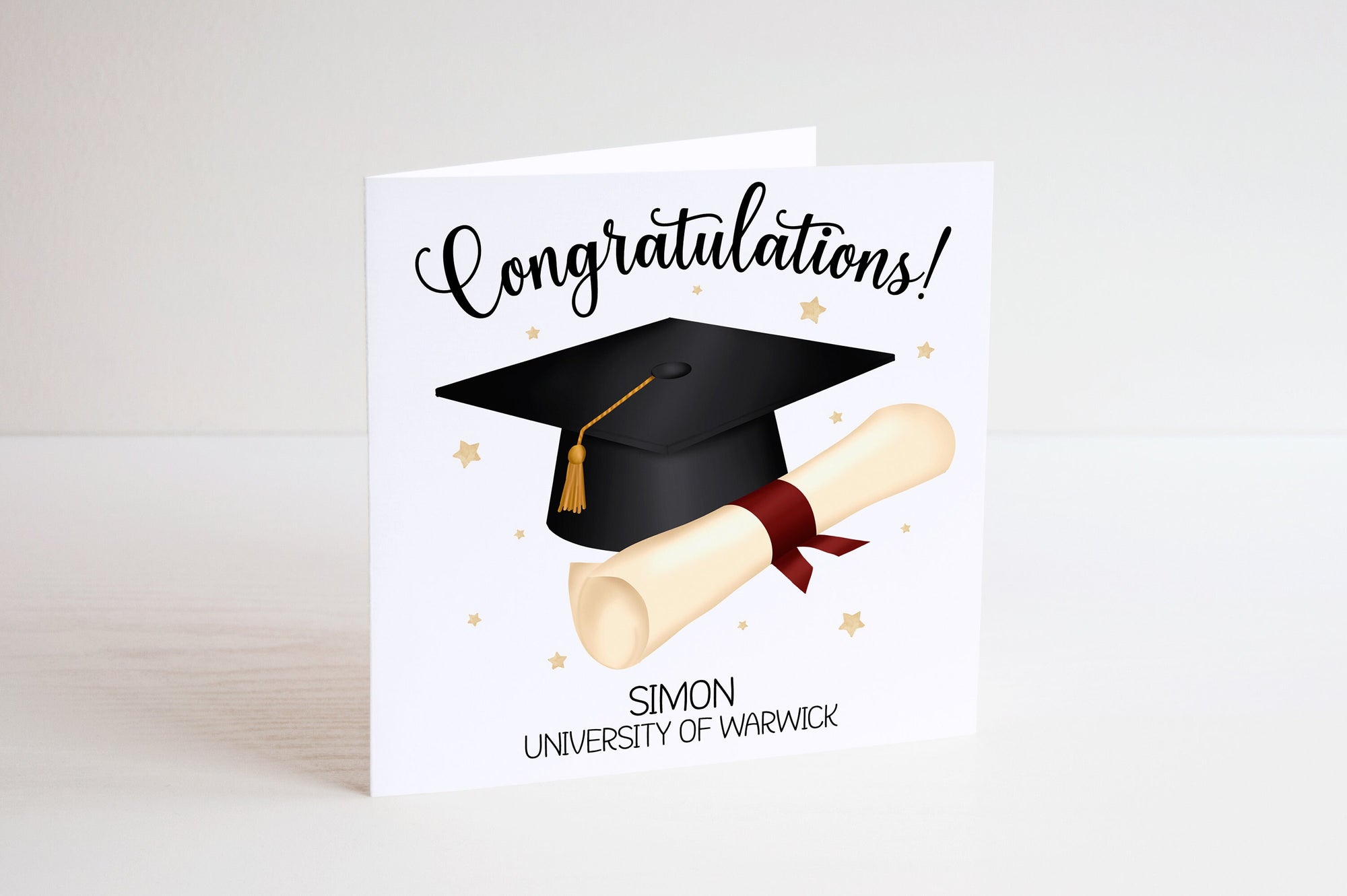 Personalised Graduation Card - Graduated Card - Celebration Card - Graduation Greeting Card