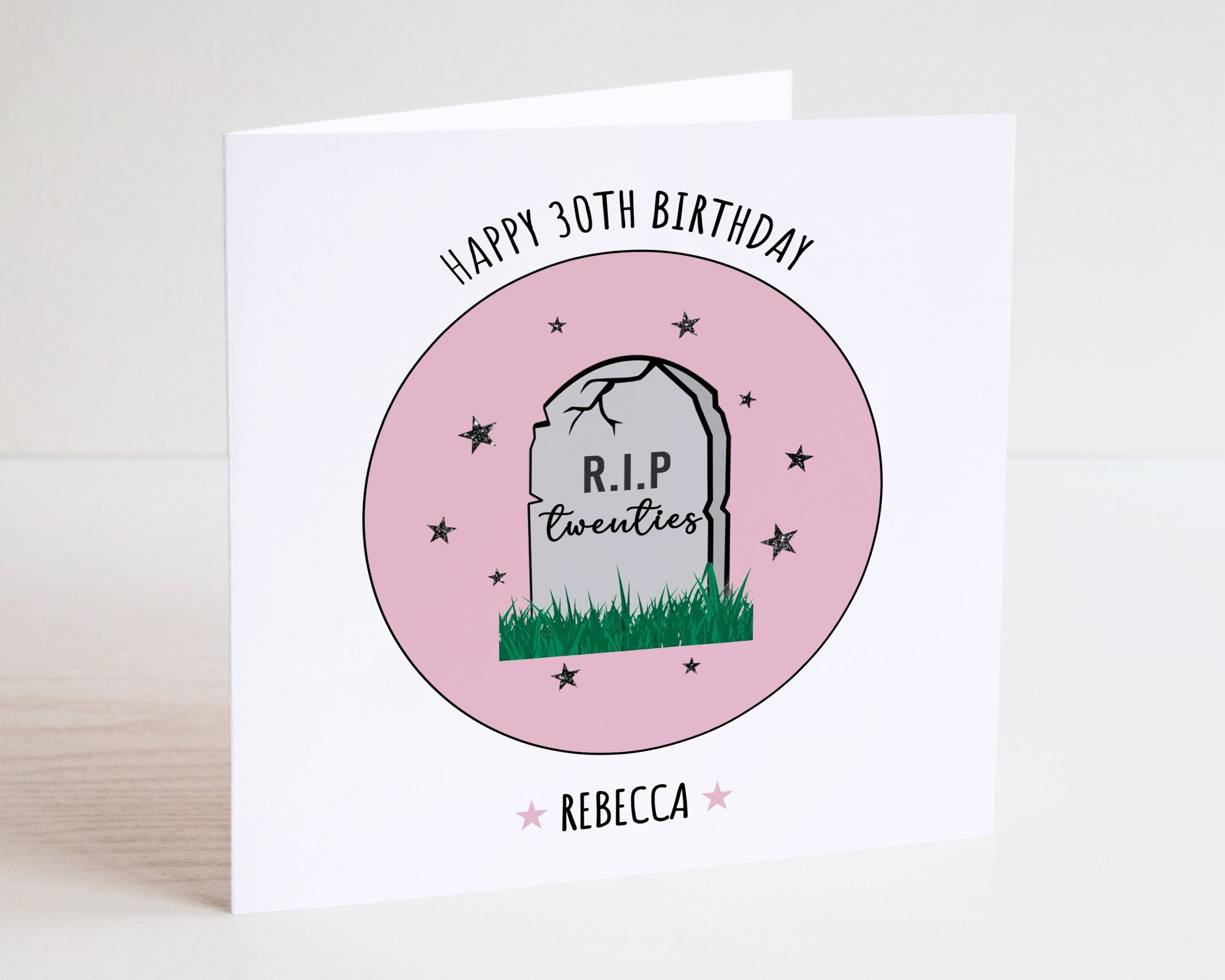 30th RIP Twenties Birthday Card - Happy Birthday - 30 Birthday Card - 30th Card