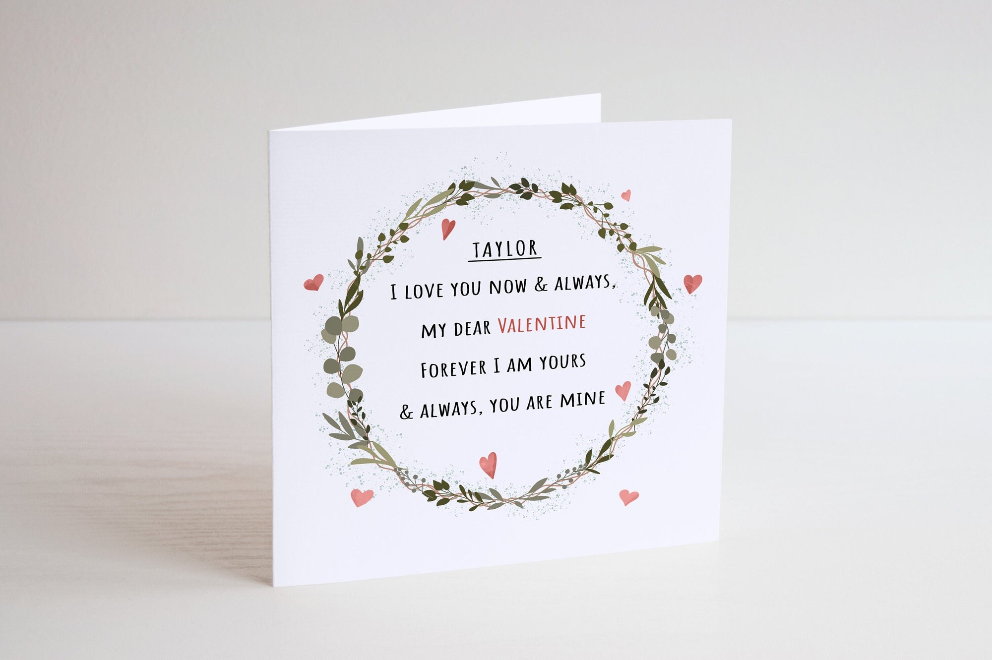 Personalised Valentines Card - Valentine's Day - Couple Card - Husband Card - Wife Card - For Him - For Her