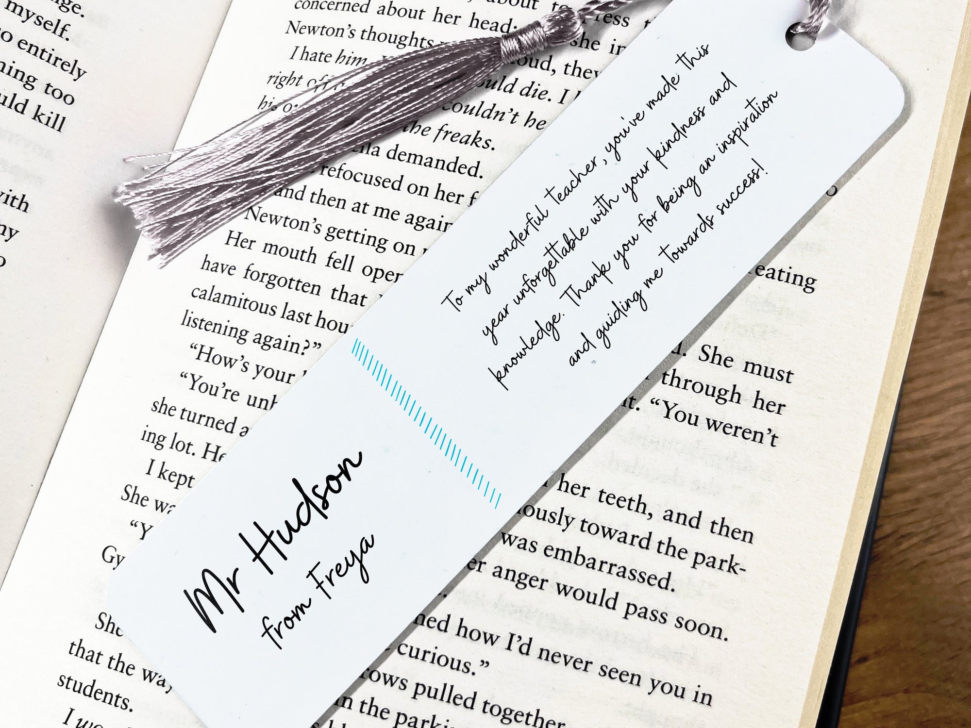 Teacher Bookmark - Personalised Bookmark - End of Term Gift - Gift For Teacher