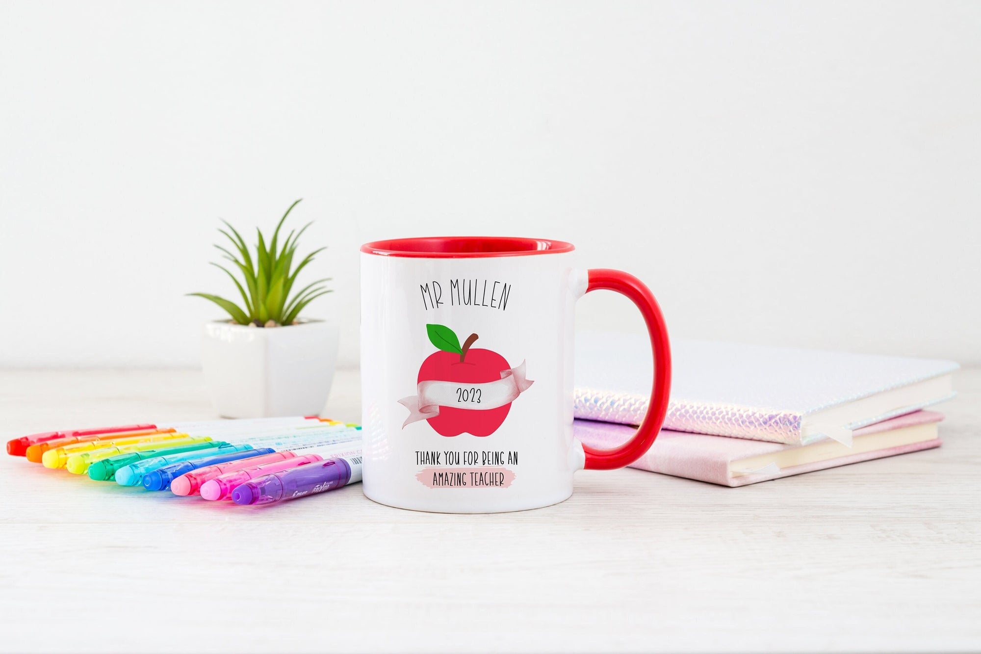 Personalised Thank You Teacher Mug - Teacher Gift - End Of Term Gift