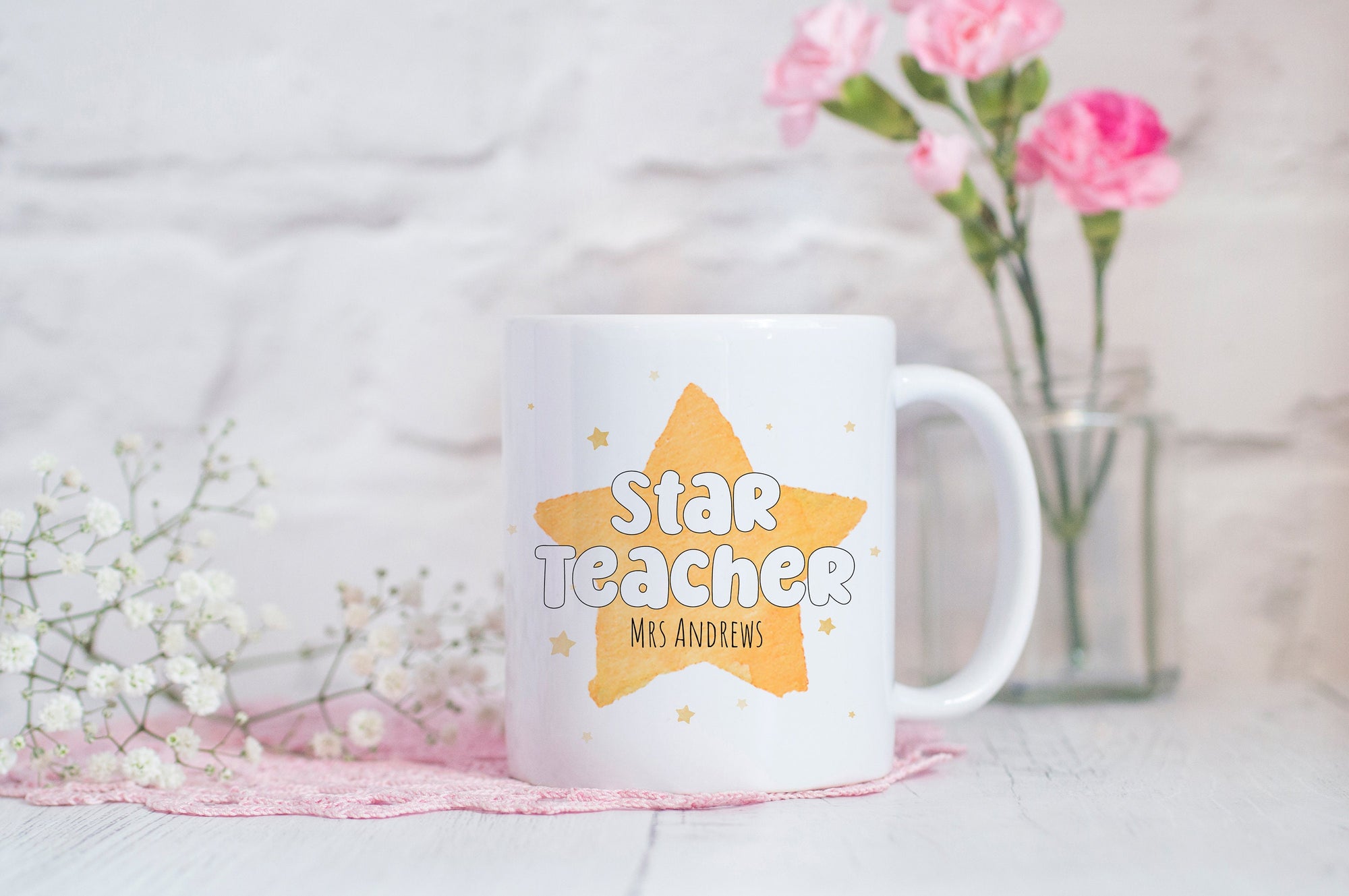 Star Teacher Personalised Teacher Mug - Teacher Gift - End Of Term Gift