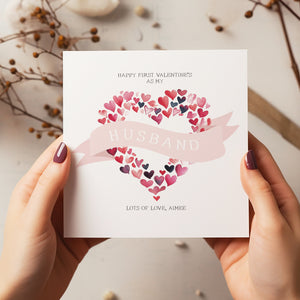 Personalised Valentines Card - Valentine's Day - Husband Card