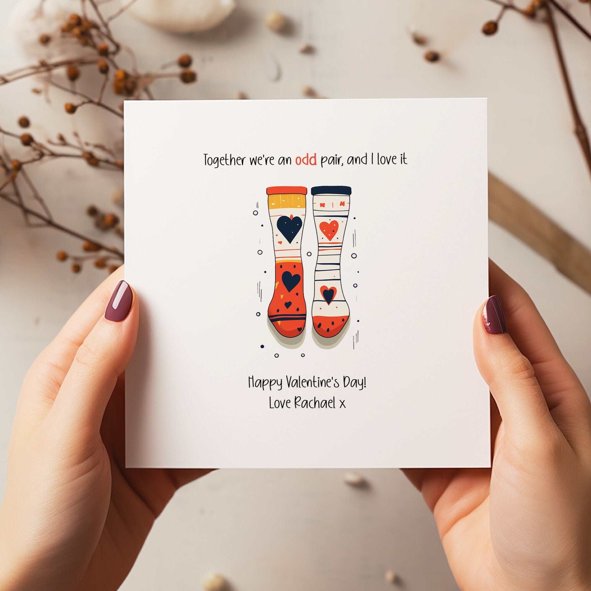 Personalised Valentines Card - Valentine's Day - Couple Card - Husband Card - Wife Card - For Him - For Her