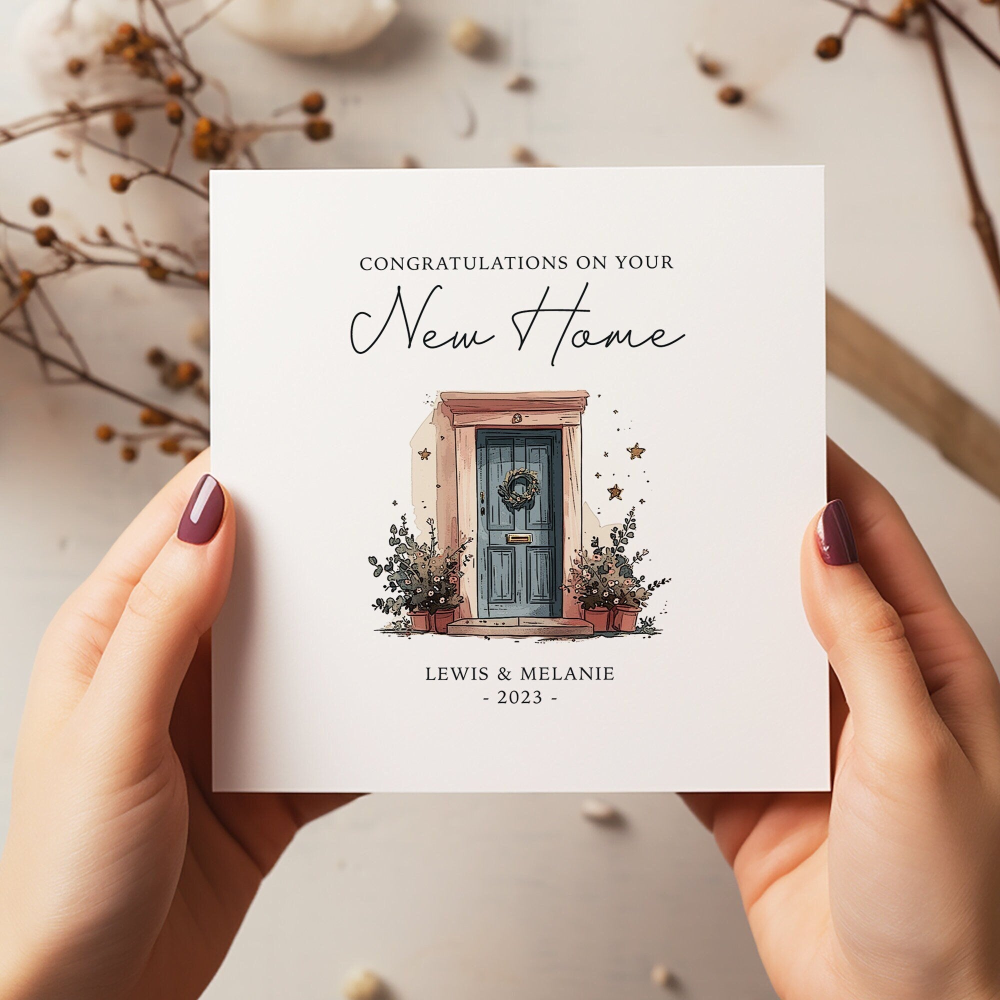 Personalised New Home Card - New Home Gift - Congratulations On Your New Home - C121