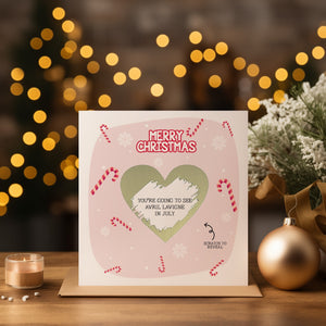 Personalised Scratch Surprise Christmas Card - Surprise Christmas Gift - Travel Christmas Gift - Christmas Scratch Card - Christmas Card