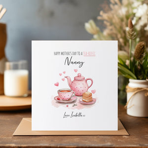 Nanny Birthday Personalised Card - Happy Birthday - Nanny Gift - Birthday Card For Nan - Grandmother Card