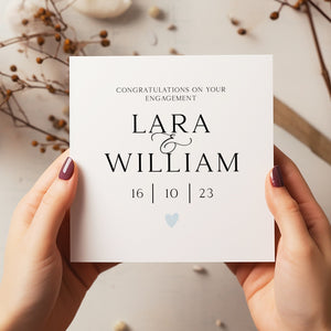 Personalised Engagement Card - Engagement Card