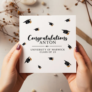 Personalised Graduation Card - Graduated Card - Celebration Card - C119