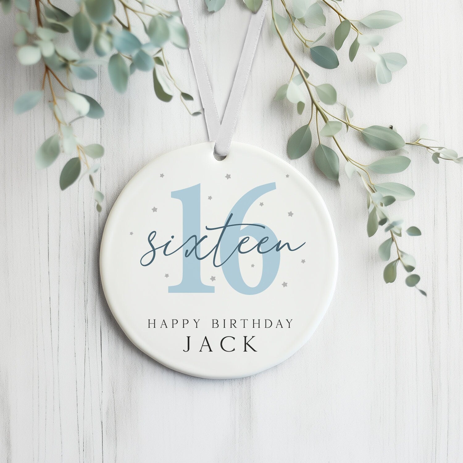 Personalised Birthday Ceramic Decoration - Personalised Keepsake