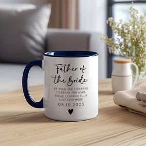 Father Of The Bride Mug - Personalised Mug - Wedding Day Gift - Dad Wedding Gift - Wedding Mug