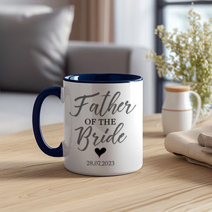 Father Of The Bride Mug - Personalised Mug - Wedding Day Gift - Dad Wedding Gift - Wedding Mug